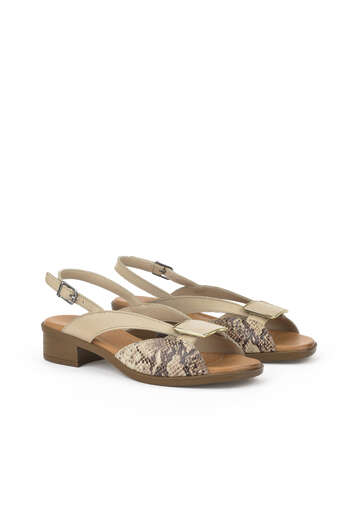 Ziya - Hakiki Deri Kadın Sandalet Bej (1) Ziya - Hakiki Deri Kadın Sandalet Bej (1)