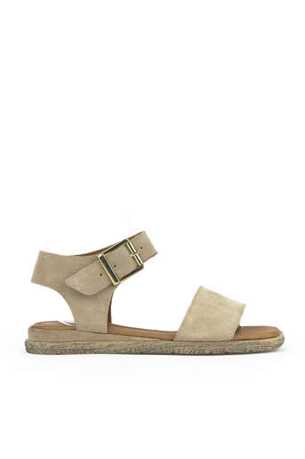 Ziya - Beige Genuine Leather Women's Sandals Ziya - Beige Genuine Leather Women's Sandals