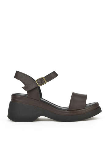Ziya - Brown Genuine Leather Women's Sandals Ziya - Brown Genuine Leather Women's Sandals