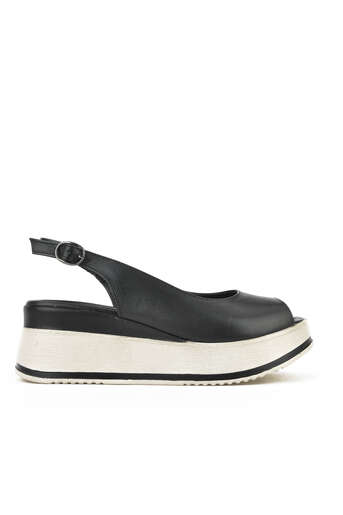 Ziya - Hakiki Deri Kadın Sandalet Siyah Ziya - Hakiki Deri Kadın Sandalet Siyah