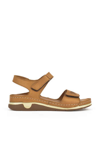 Ziya - Tan Genuine Leather Women's Sandals Ziya - Tan Genuine Leather Women's Sandals