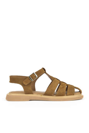 Ziya - Tan Genuine Leather Women's Sandals Ziya - Tan Genuine Leather Women's Sandals