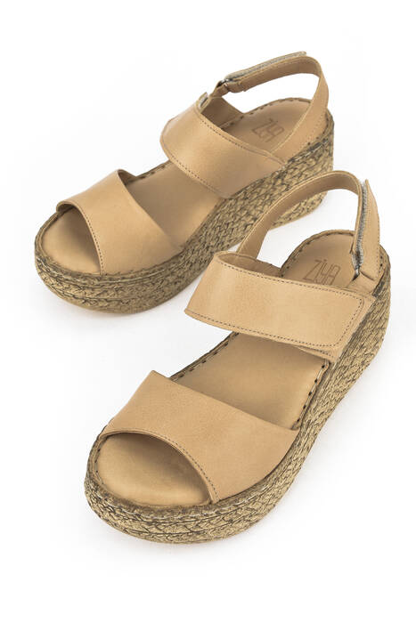 Nude Genuine Leather Women's Sandals Nude Genuine Leather Women's Sandals