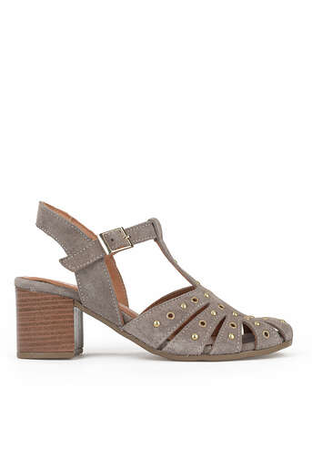 Ziya - Mink Colour Genuine Leather Women's Sandals