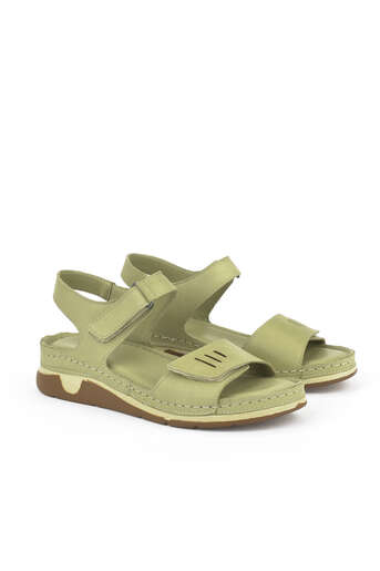 Ziya - Hakiki Deri Kadın Sandalet Yeşil (1) Ziya - Hakiki Deri Kadın Sandalet Yeşil (1)