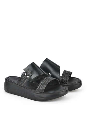 Ziya - Hakiki Deri Kadın Terlik Siyah (1) Ziya - Hakiki Deri Kadın Terlik Siyah (1)