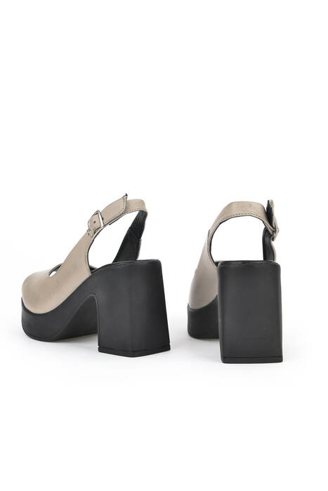 White Genuine Leather Women's Heels White Genuine Leather Women's Heels