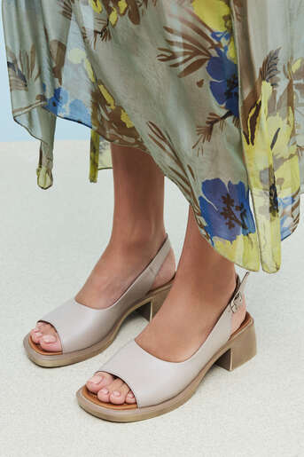 Ziya - Hakiki Deri Kadın Topuklu Ayakkabı Beyaz (1)