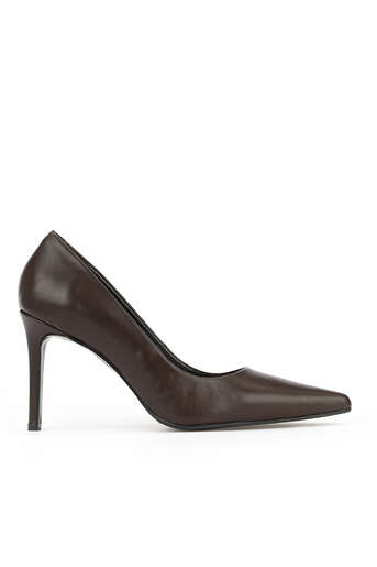 Ziya - Brown Genuine Leather Women's Heels