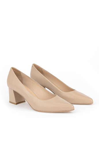 Ziya - Brown Genuine Leather Women's Heels (1)