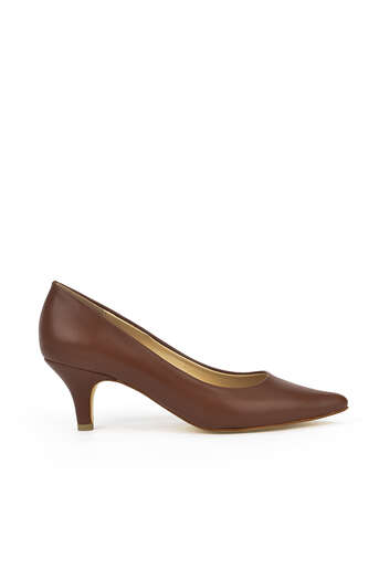 Ziya - Tan Genuine Leather Women's Heels