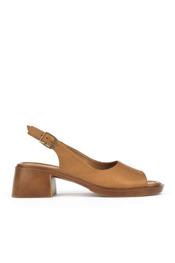 Ziya - Tan Genuine Leather Women's Heels Ziya - Tan Genuine Leather Women's Heels