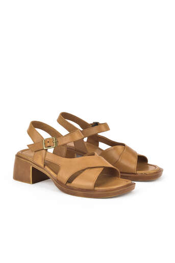 Ziya - Hakiki Deri Kadın Topuklu Ayakkabı Taba (1) Ziya - Hakiki Deri Kadın Topuklu Ayakkabı Taba (1)