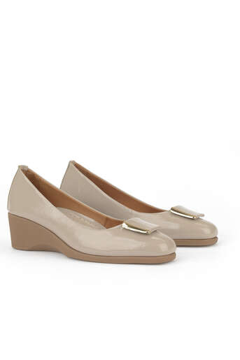 Ziya - Hakiki Deri Kadın Topuklu Ayakkabı Vizon (1) Ziya - Hakiki Deri Kadın Topuklu Ayakkabı Vizon (1)