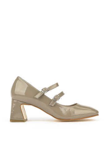 Ziya - Hakiki Deri Kadın Topuklu Ayakkabı Vizon Ziya - Hakiki Deri Kadın Topuklu Ayakkabı Vizon