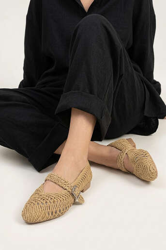 Ziya - Nude Women's Ballet Flats