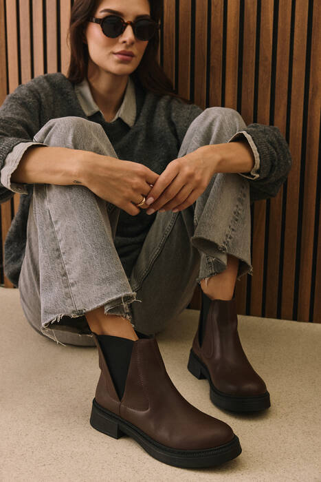 Kadın Bot Kahverengi