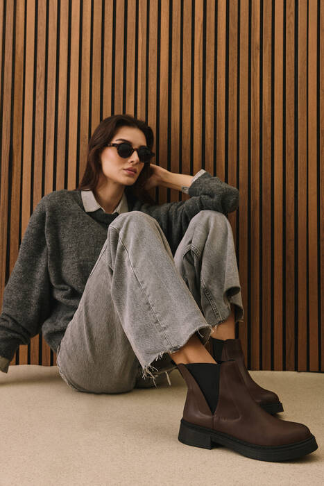 Kadın Bot Kahverengi