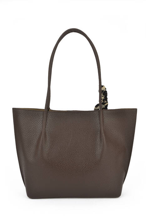 Hakiki Deri Kadın Çanta Kahverengi