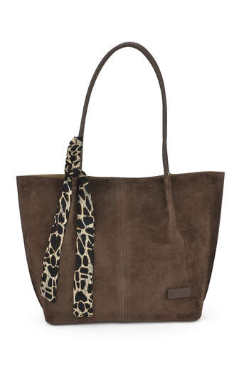 Ziya - Brown Genuine Leather/Faux Leather Women's Bags