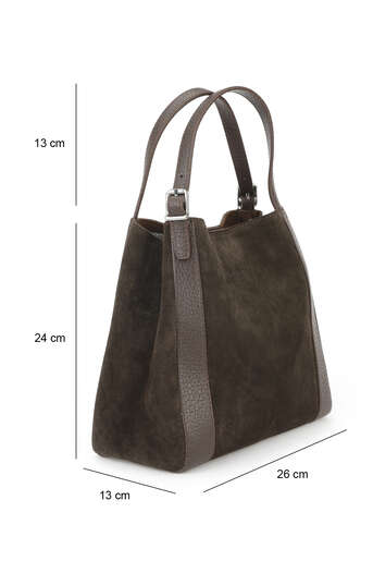 Ziya - Brown Genuine Leather/Faux Leather Women's Bags (1) Ziya - Brown Genuine Leather/Faux Leather Women's Bags (1)