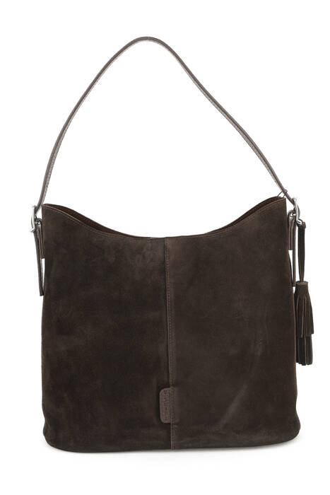 Hakiki Deri Kadın Çanta Kahverengi