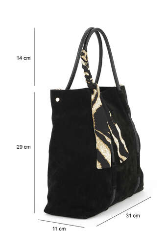 Ziya - Black Genuine Leather/Faux Leather Women's Bags (1) Ziya - Black Genuine Leather/Faux Leather Women's Bags (1)