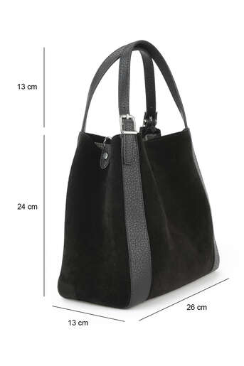 Ziya - Black Genuine Leather/Faux Leather Women's Bags (1) Ziya - Black Genuine Leather/Faux Leather Women's Bags (1)