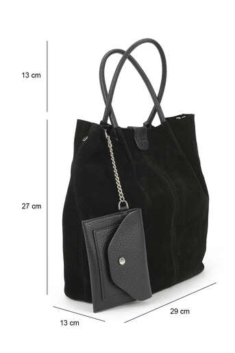 Ziya - Black Genuine Leather/Faux Leather Women's Bags (1) Ziya - Black Genuine Leather/Faux Leather Women's Bags (1)