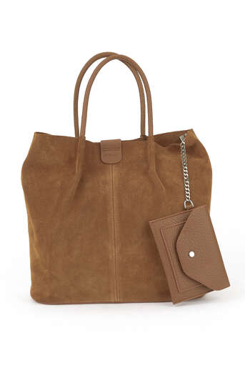 Ziya - Tan Genuine Leather/Faux Leather Women's Bags Ziya - Tan Genuine Leather/Faux Leather Women's Bags