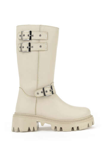 Ziya - Beige Women's Tall Boots Ziya - Beige Women's Tall Boots