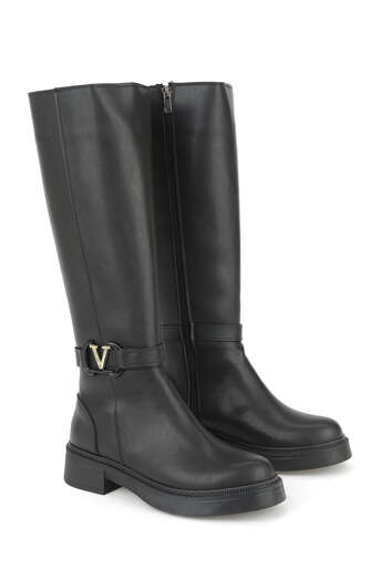 Ziya - Black Women's Tall Boots (1) Ziya - Black Women's Tall Boots (1)