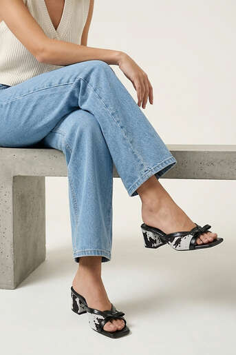 Ziya - Kadın Terlik Siyah