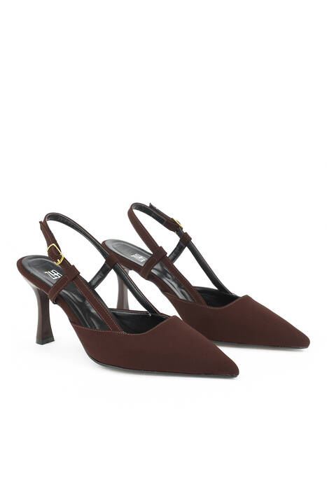 Kadın Topuklu Ayakkabı Kahverengi