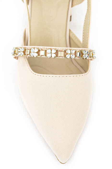 Kadın Topuklu Ayakkabı Ten