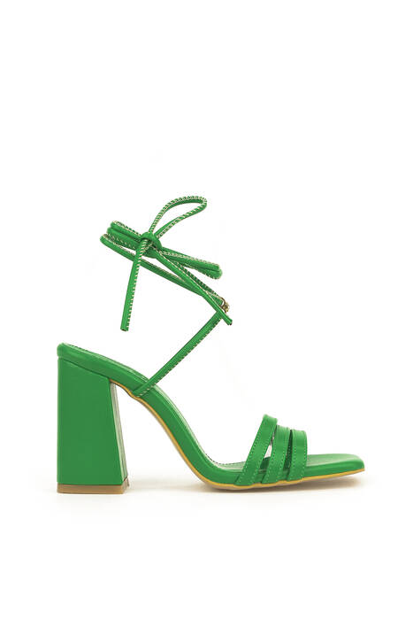 Kadın Topuklu Ayakkabı Yeşil